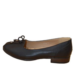 Pantofi dama LULUX,piele ecologica, Negru