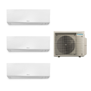 Aparat de aer conditionat multisplit Daikin Bluevolution cu doua unitati interne Perfera 7000 si una de 12000 BTU