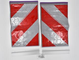 Steaguri de avertizare reflectorizante pentru obloane hidraulice Bar Cargolift