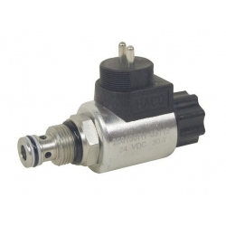 Supapa solenoid  cu dubla actiune 24V pentru trape hidraulice MBB Palfinger, Dautel