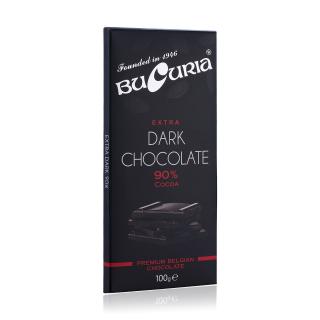 Ciocolata Extra Neagra 90% Cacao - Bucuria Premium Belgian Chocolate