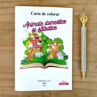 Carte de colorat   Animale Domestice si Salbatice   60 pag   A5