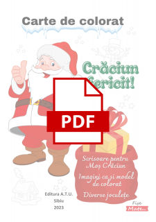 PDF - Carte de colorat si activitati de Craciun   72 pag   A5
