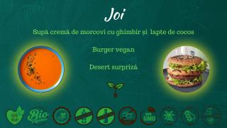 Meniul vegan de joi 17.10.2024