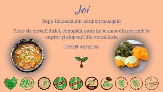Meniul vegan de joi 20.03.2025