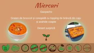 Meniul vegan de miercuri 31.07.2024 - 600 g