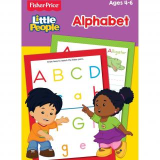 Carte de activitati cu litere Fisher Price  Alphabet Alligator AB3288FPAB2