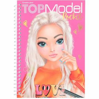 Carte de colorat TOPModel Pocket Love Depesche PT11821