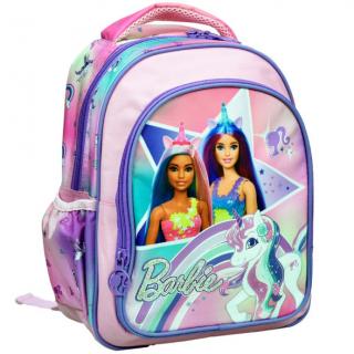 Ghiozdan gradinita scolar mic  30 Cm Barbie Unicorn