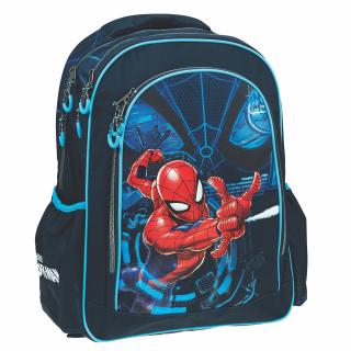 Ghiozdan scoala rosu albastru Spiderman  46 cm