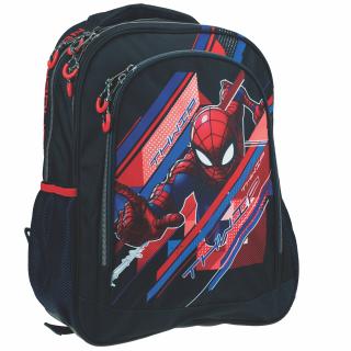 Ghiozdan scoala rosu negru Spiderman  46 cm