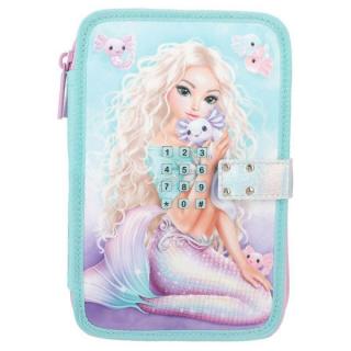 Penar echipat cu 2 fermoare Top Model  Mermaid, cu cod