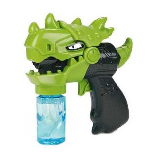 Set Pistol de facut baloane de sapun cu sunte si lumini Dino Jurassic revival Toi-Toys TT68852A