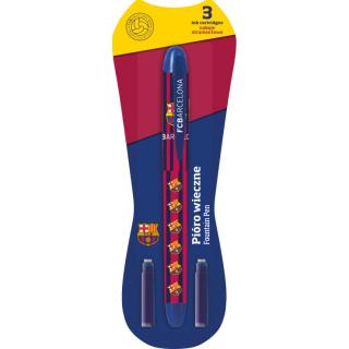 Set stilou FC Barcelona + 2 cartuse Blister Astra
