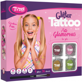 Set tatuaje temporare cu sclipici Glamorous Tytoo KKCTT2213016