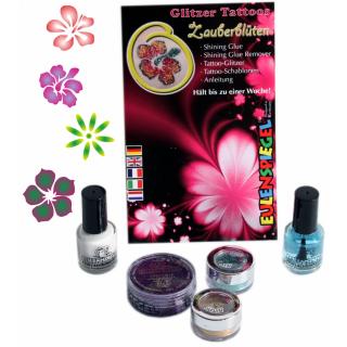 Set tatuaje temporare germane (glitter tattoos) Magical Flowers Eulenspiegel ST730560EULGT