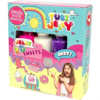 Set Tubi Jelly cu 3 culori - Dulciuri Tuban TU3317