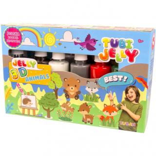 Set Tubi Jelly cu 6 culori - Animale Tuban TU3326