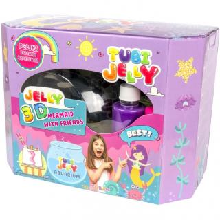 Set Tubi Jelly cu 8 culori si un acvariu mare - Sirene Tuban TU3333