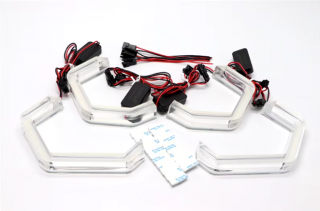 Kit Angel Eyes Cristal DTM Cotton pentru BMW F30 - Faruri cu xenon