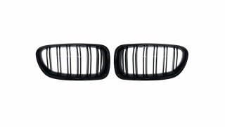 Set 2 grile duble, negru lucios, M Design pentru BMW F10
