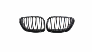 Set 2 grile duble, negru lucios, M Design pentru BMW X5 E53 Nonfacelift