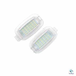 Set 2 Lampi Led Iluminare Portiera Picioare Portbagaj Torpedou Parasolar pentru Mercedes