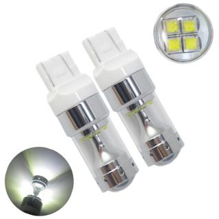 Led auto Canbus T20 7440 (W21W) ALB 60W cu leduri CREE cu o singura intensitate