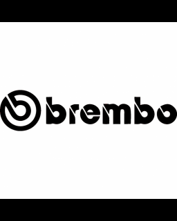 Sticker Auto Brembo, Alb, 10 cm