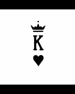 Sticker Auto King, Negru, 10 cm