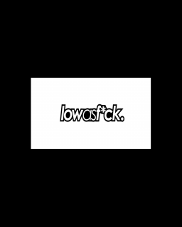 Sticker Auto Low As F--k, Alb, 15 cm