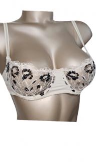 Sutien dantela cu arc de sustinere crem