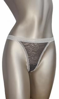 Tanga gri crem