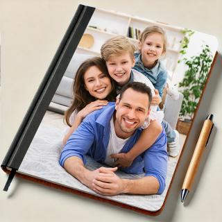 Agenda Personalizata cu Poza si Text ,   Cadou Unic cu Coperta Customizata