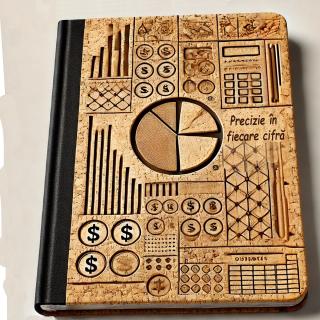 Agenda Personalizata pentru Contabil ,   Cadou Unic cu Text pe Spate