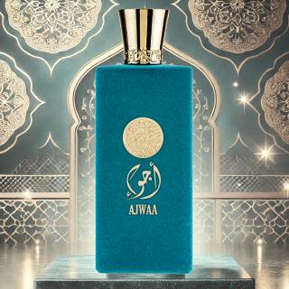 Apa de Parfum Ajwaa Turquoise by Nusuk (100ml) ,   Parfum Arabesc de Lux pentru Femei + Tablou Cadou