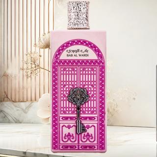 Apa de Parfum Bab Al Wardi by Ard Al Zaafaran (100ml) ,   Parfum Arabesc de Lux pentru Femei + Tablou Cadou