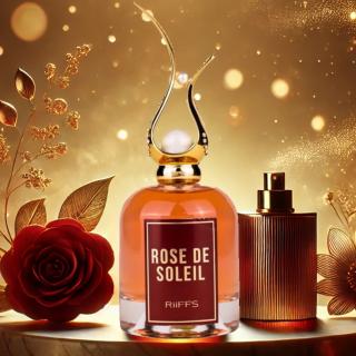 Apa de Parfum Rose De Soleil by Riiffs (100ml) ,   Parfum Arabesc de Lux pentru Femei + Tablou Cadou