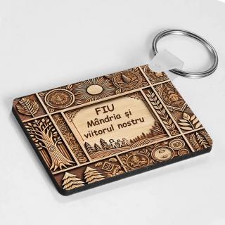 Breloc Personalizat ,   Cadou pentru Fiu cu Text Personalizabil