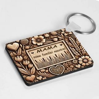 Breloc Personalizat ,   Cadou pentru Mama cu Text Personalizabil