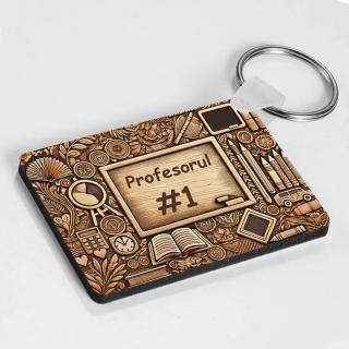 Breloc Personalizat ,   Cadou pentru Profesori cu Text Personalizabil