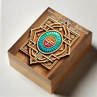 Cadou Cumnat ,   Parfum Arabesc Barbati + Cutie Personalizata cu Text
