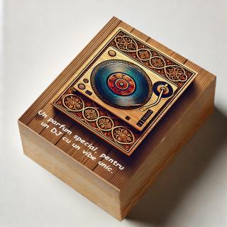 Cadou DJ,   Parfum Arabesc Barbati + Cutie Personalizata cu Text