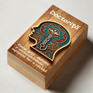 Cadou Doctori ,   Parfum Arabesc Femei + Cutie Personalizata cu Text