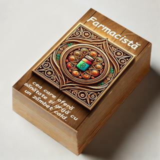 Cadou Farmacista ,   Parfum Arabesc Femei + Cutie Personalizata cu Text