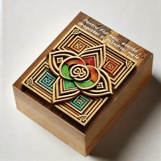 Cadou Fiu ,   Parfum Arabesc Barbati + Cutie Personalizata cu Text
