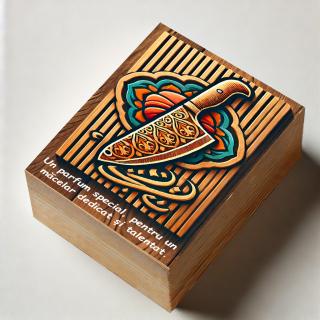 Cadou Macelar ,   Parfum Arabesc Barbati + Cutie Personalizata cu Text