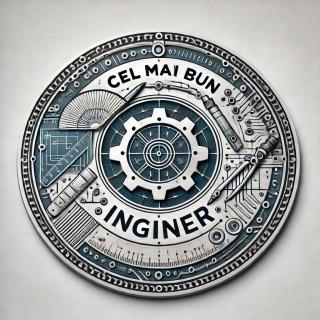Cadou pentru Inginer,   Set 5 Suporturi Pahar Personalizate cu Text