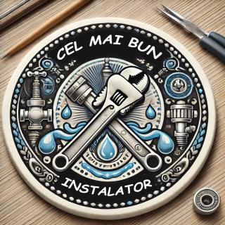 Cadou pentru Instalator,   Set 5 Suporturi Pahar Personalizate cu Text