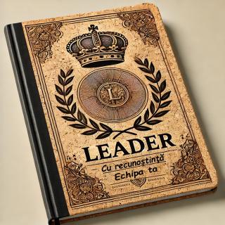 Cadou pentru Sef ,   Agenda Personalizata cu Text